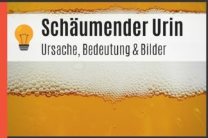 Schäumender Urin - Ursache, Bedeutung und Bilder