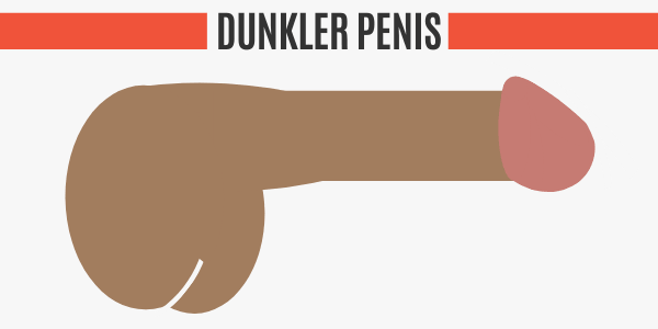 Dunkler Penis