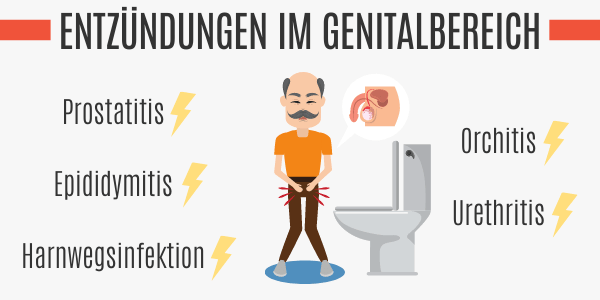 Entzündungen im männlichen Genitalbereich