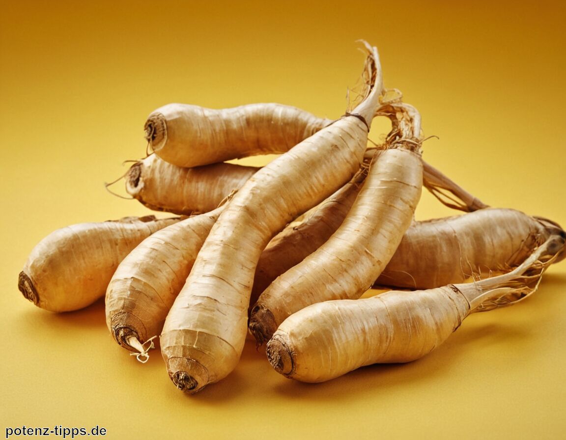 Ginseng erhöht Energie und Ausdauer - Nahrungsergänzungsmittel & Potenz - Auf welche Inhaltsstoffe achten